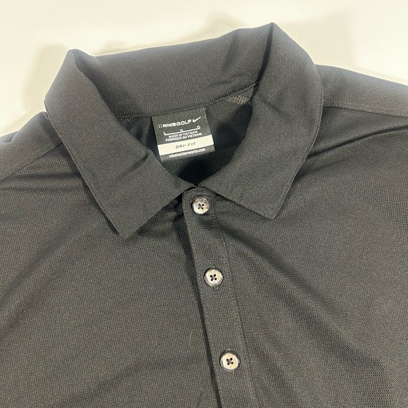 Nike Other - Nike Golf Polo Shirt Mens Size LG Dark Grey Golf Performance Dri-Fit Athletic